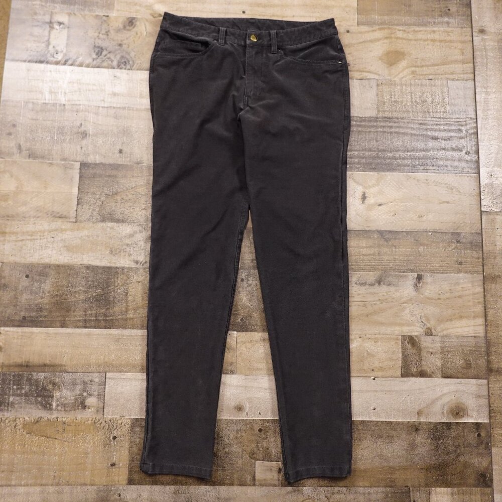 Lululemon ABC Pant Slim Men’s 32 Black Utilitech Casual Stretch 34"